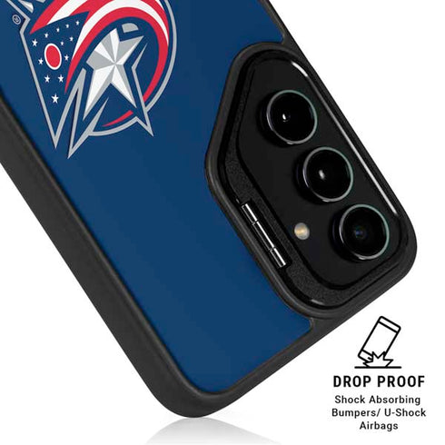 NHL Columbus Blue Jackets Logo Galaxy S25 Ultra Kickstand Case